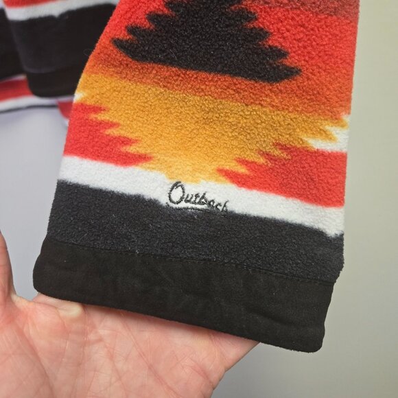 Outback Trading Co Womens XL Celia Henley Half-Zip Fleece Pullover Southwest Pat - Picture 4 of 9